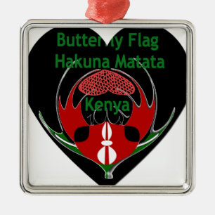 Kenya Metal Tree Decoration