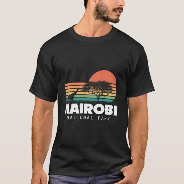 Kenya Nairobi National Park Africa Serengeti T-Shirt (Front)