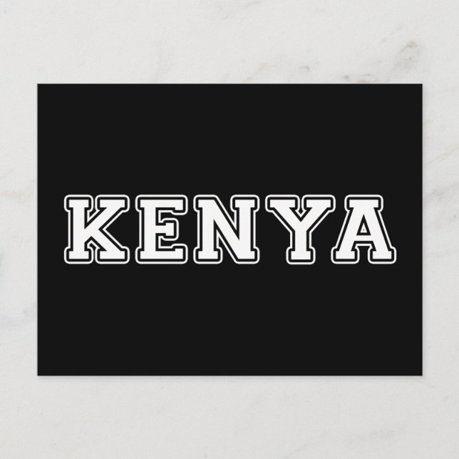 Kenya Postcard (Front)
