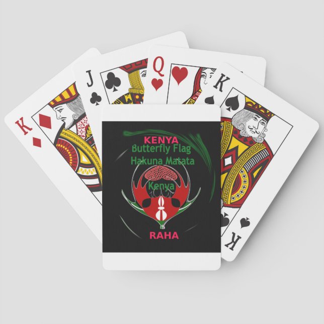 Kenya Raha Hakuna Matata.jpg Playing Cards (Back)