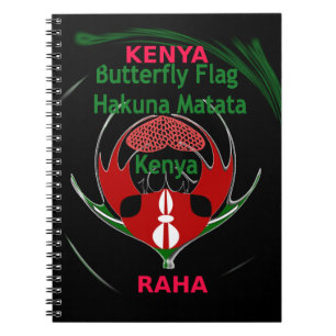 Kenya Raha Hakuna Matata.jpg Spiral Notebook