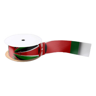 Kenya Raha Nairobi Green city Satin Ribbon
