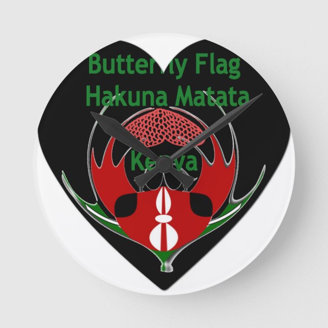 Kenya Round Clock (Front)