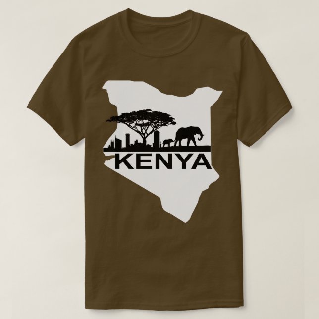 Kenya Safaris T-Shirt (Design Front)