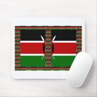 Kenya Seamless Flags border frames