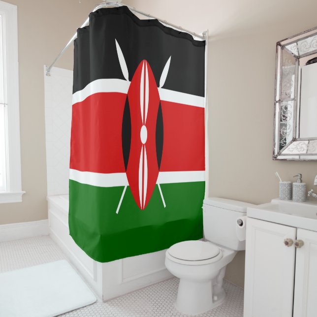 Kenya Shower Curtain (In Situ)