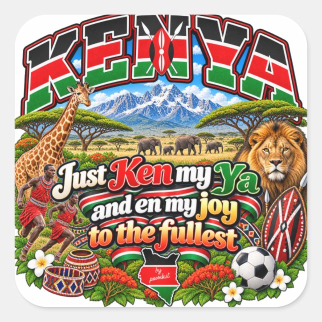 Kenya sticker (Front)