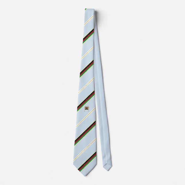 Kenya stripes flag tie (Front)