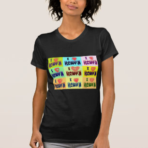 Kenya Travel Souvenir Pop Art Print T-Shirt