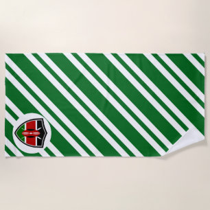 Kenyan flag beach towel