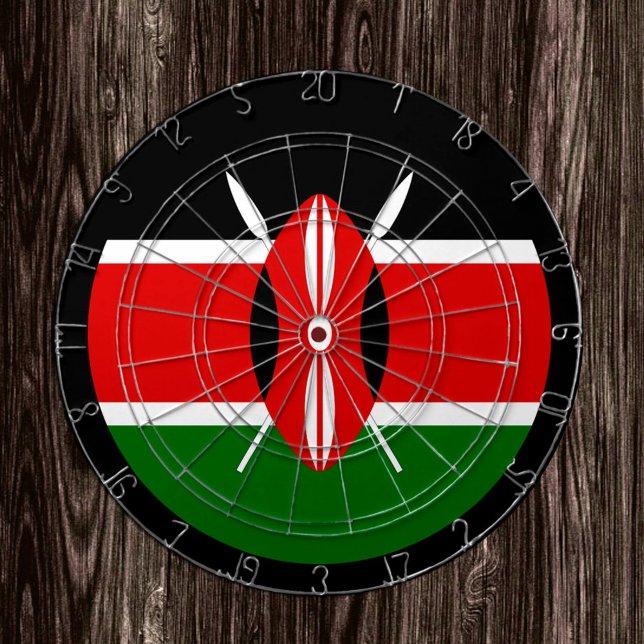 Kenyan Flag Dartboard & Kenya / game board (Creator Uploaded)