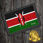 Kenyan flag fashion, Kenya patriots / sports Trifold Wallet<br><div class="desc">WALLETS: Kenya & Kenyan Flag fashion - love my country,  travel gifts,  grandpa birthday,  national patriots / sports fans</div>