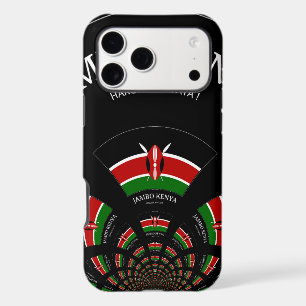 Kenyan Flag Inspired Jambo Welcome Design Art 