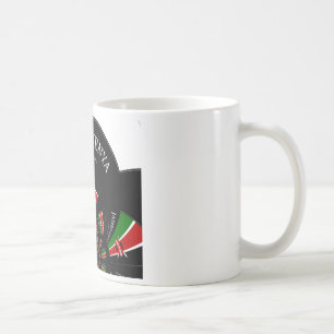 Kenyan Flag Inspired Jambo Welcome Design Art Coffee Mug
