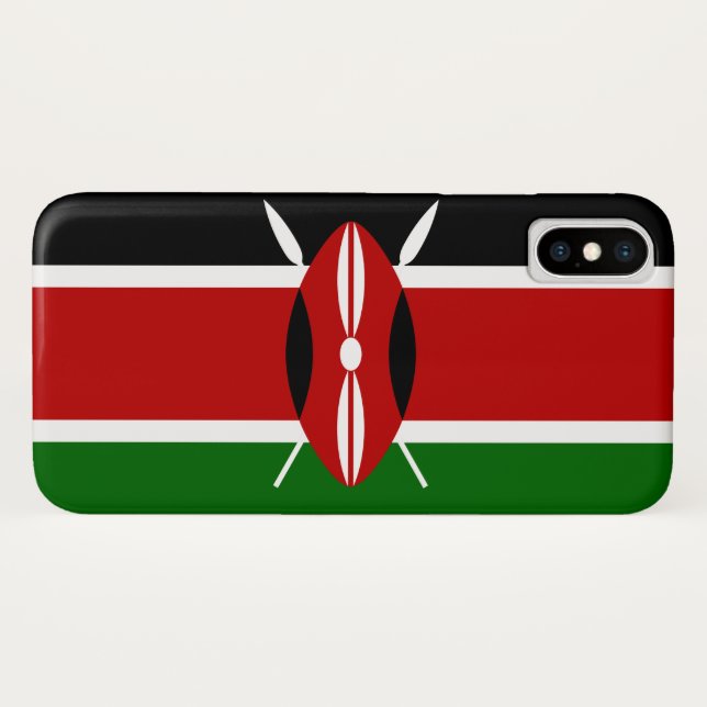 Kenyan Flag (Kenya) Case-Mate iPhone Case (Back (Horizontal))