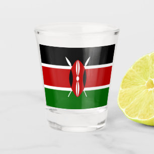 Kenyan Flag (Kenya) Shot Glass
