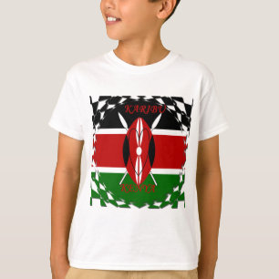 Kenyan Flag Unity: Tuko Pamoja Design T-Shirt