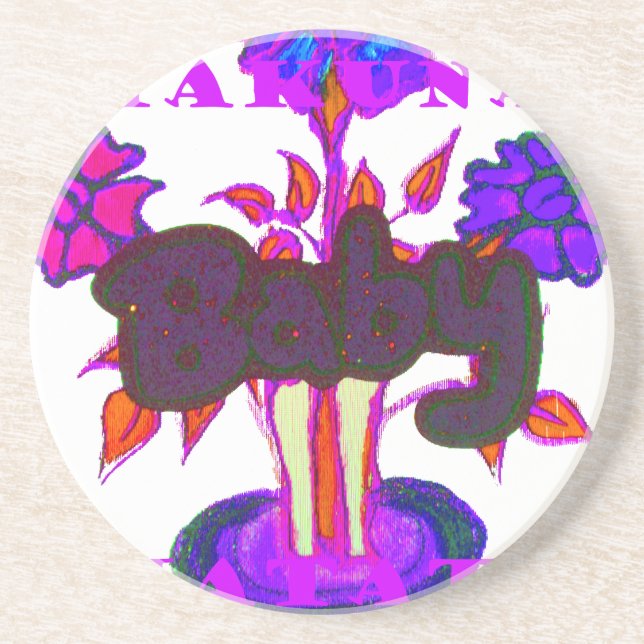 Kenyan Heart Art: I Love Kenya Coaster (Front)