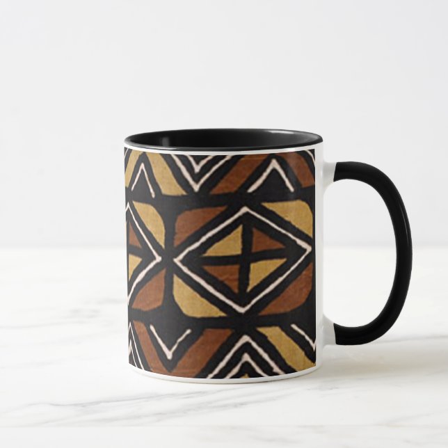 Kenyan Mud Cloth Pattern #2 Mug (Right)