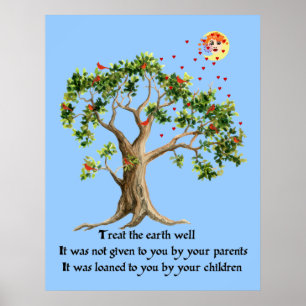 Kenyan Nature Proverb Poster