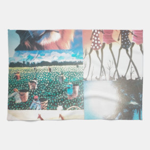 Kenya's Cultural Roaring Pride Sipping Serenity: Tea Towel