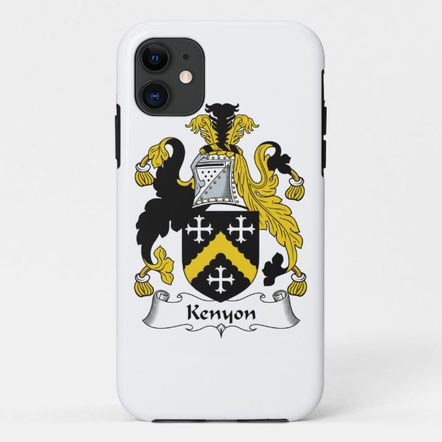 Kenyon Family Crest Case-Mate iPhone Case (Back)