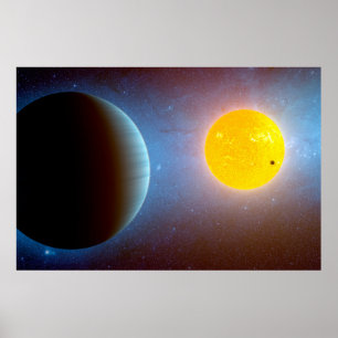 Kepler-10 Star System. Poster