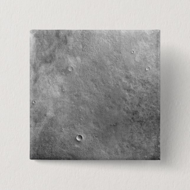 Kepler crater on the surface of Mars 15 Cm Square Badge (Front)