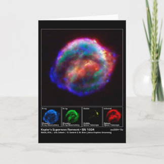 Kepler’s Supernova Remnant – SN 1604 NASA Card