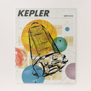 Kepler Space Telescope Poster. Jigsaw Puzzle