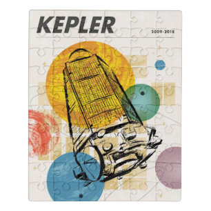 Kepler Space Telescope Poster. Jigsaw Puzzle