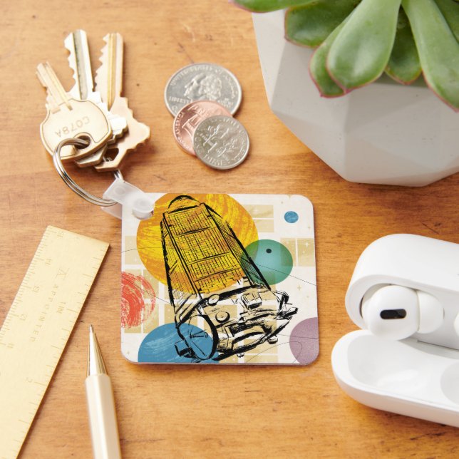 Kepler Space Telescope Poster. Key Ring (Desk)