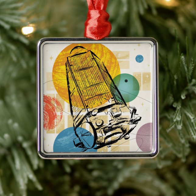 Kepler Space Telescope Poster. Metal Tree Decoration (Tree)