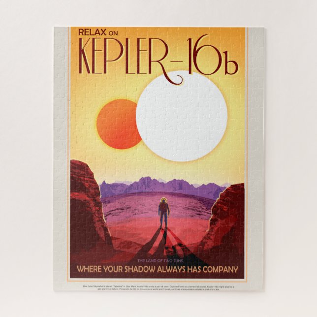 Kepler Space Travel Destination Planet Adventure Jigsaw Puzzle (Vertical)