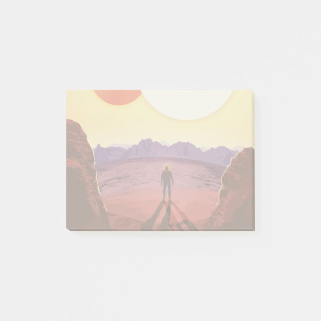 Kepler Space Travel Destination Planet Adventure Post-it Notes (Front)