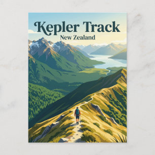 Kepler Track New Zealand Postcard