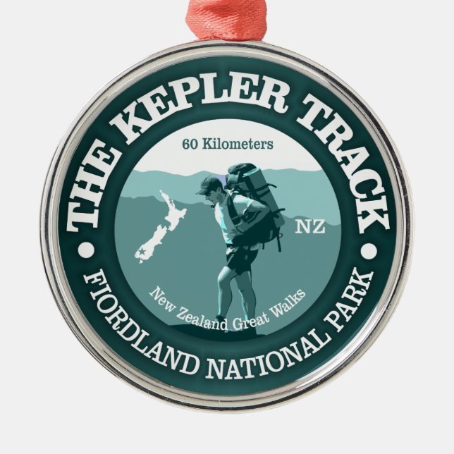 Kepler Track (T) Metal Tree Decoration (Front)