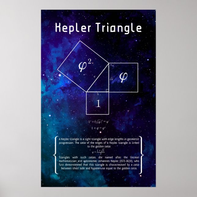 Kepler Triangle Poster (Front)