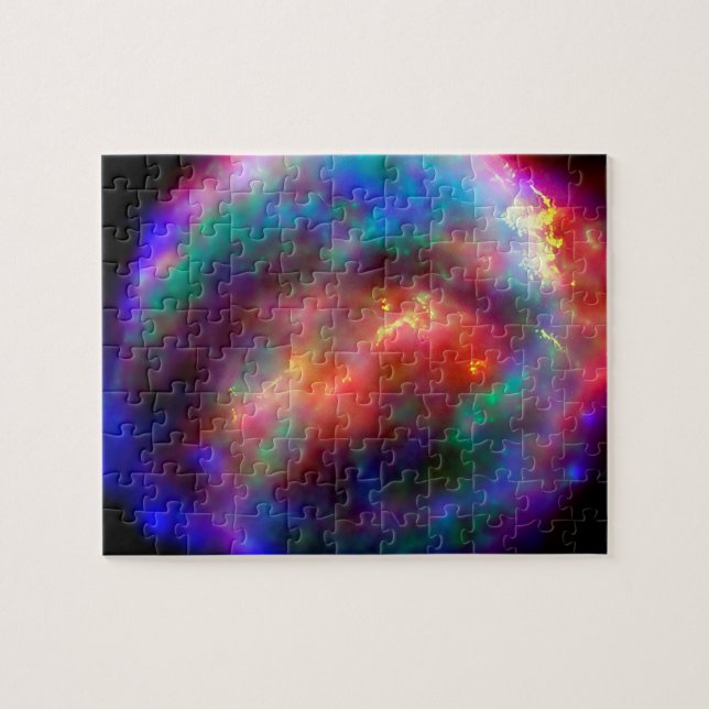 Kepler's Supernova Remnant NASA Hubble Space Photo Jigsaw Puzzle (Horizontal)