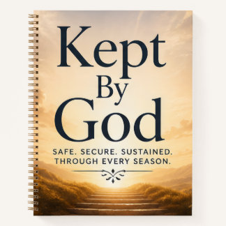 Kept By God: Safe, Secure and Sustained Notebook