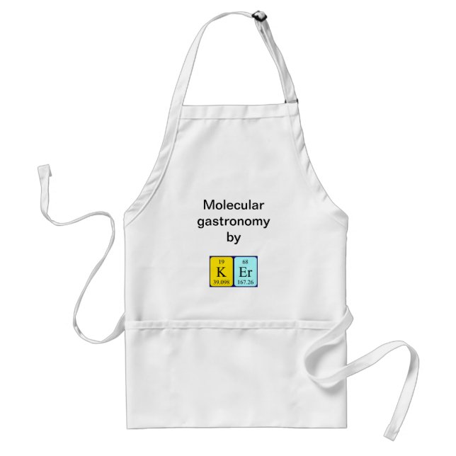 Ker periodic table name apron (Front)