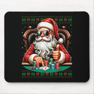 Ker Santa Ker Player Ugly Christmas Sweater Mouse Pad
