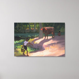 Kerala Backwaters India 1996 Canvas Print