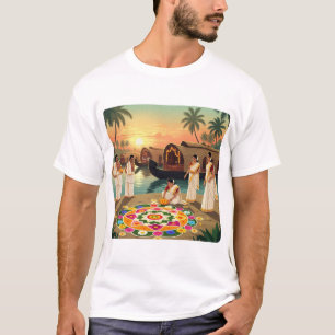 Keralam Nostalgia   Vintage Onam Memories T-Shirt