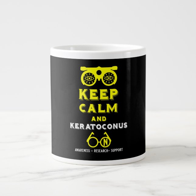 Keratoconus Support And Awareness Large Coffee Mug (Front)