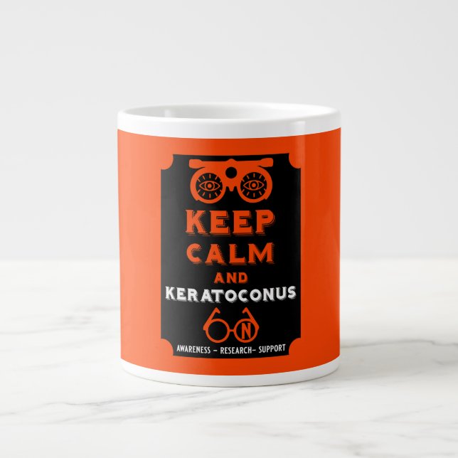 Keratoconus Support And Awareness Large Coffee Mug (Front)