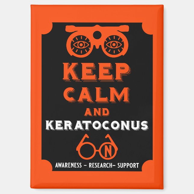 Keratoconus Support And Awareness Magnet (Front)