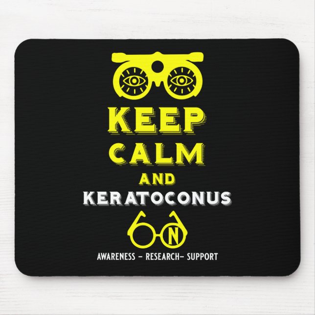 Keratoconus Support And Awareness Mouse Pad (Front)