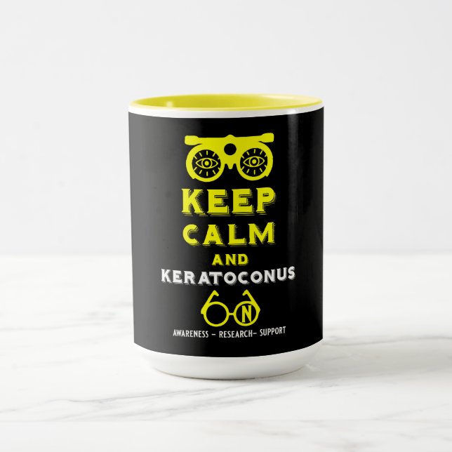 Keratoconus Support And Awareness Mug (Center)