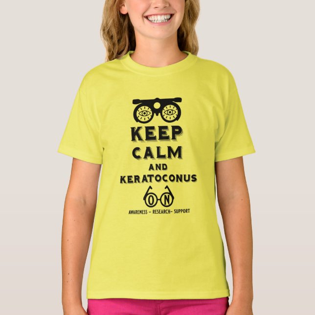 Keratoconus Support And Awareness T-Shirt (Front)
